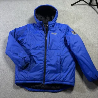 Photo of G-III NBA Dallas Mavericks Puffer Jacket Large Blue Men’s Hooded Full Zip Coat