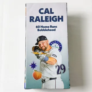 Photo of Cal Raleigh 60 Home Run Seattle Mariners Bobblehead SGA 3/28/26 MLB