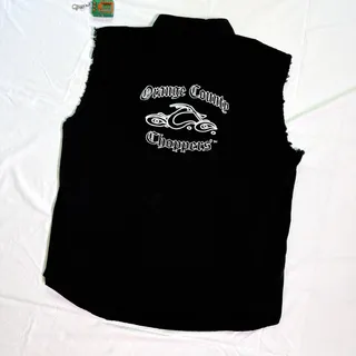 Photo of Orange County Choppers OCC Sleeveless Biker Shirt - XL