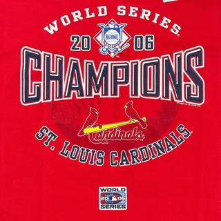 Photo of St Louis Cardinals 2006 World Series Champions T-Shirt - NWT