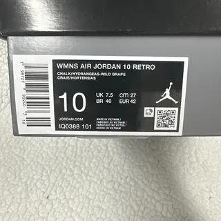 Photo of Size 10 - Air Jordan 10 Retro Hydrangeas W