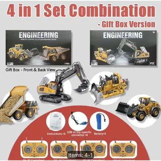 Photo of Excavator Set，Rc Dump Truck Command the Site Conquer the Dir，2.4Ghz Remote Contr