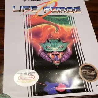 Photo of Poster - Life Force - NES (NEW) - Konami - Nintendo