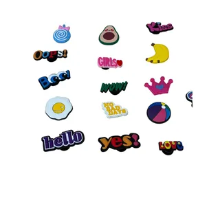 Photo of Crocs Shoe Charms Lot of 30 Jibbitz Charms Several Kinds and Variety