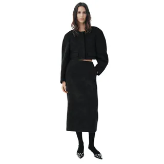 Photo of ZARA 2024 Z/W LE 0044/835 STRAIGHT CUT SLITS SKIRT XS 0 2