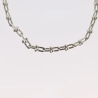 Photo of Tiffany & Co. Hardware Microlink Bracelet Ag925 Silver