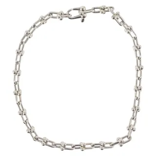 Photo of Tiffany & Co. Hardware Microlink Bracelet Ag925 Silver