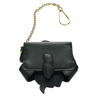 Photo of Louis Vuitton Epi Dog Card Holder Case Black