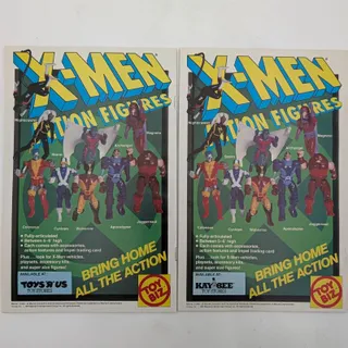 Photo of X-Men 1 Cover A B Lot 2 Marvel Comics 1991 Jim Lee Wolverine Cyclops Beast VF NM
