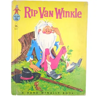 Photo of VTG 1961 Rip Van Winkle Rand McNally Tip Top Elf Book Dorothy Bell Briggs
