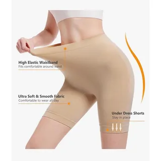 Photo of Geronmine Women's Slip Shorts for Under Dresses Anti Chafing High Waisted Sz L