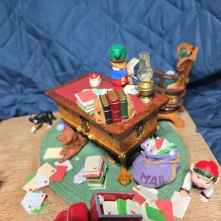 Photo of 2001 Studio Limited Ed Santa's Desk - Hallmark Keepsake Collectors Club 11.5x7.5