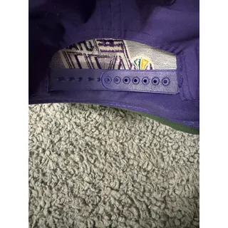 Photo of Vintage 90s NBA Utah Jazz Purple Striped Universal Snapback Hat EUC One Size