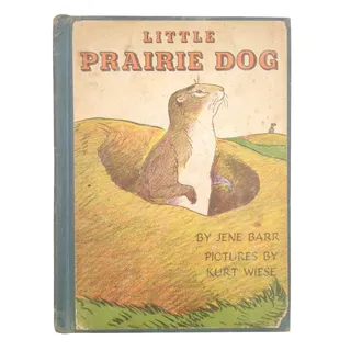 Photo of Little Prairie Dog Jene Barr 1949 Childrens HC Book Illus Kurt Wiese Vintage