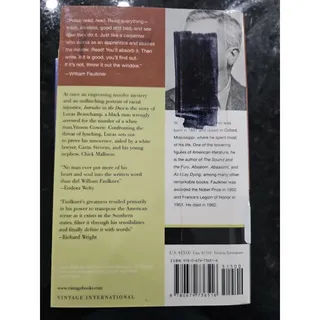 Photo of Intruder in the Dust by William Faulkner (1991, Trade Paperback)