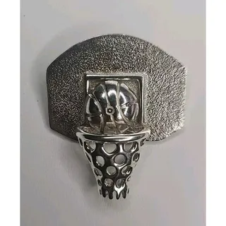 Photo of Silver 925 Basketball Brooch Pin