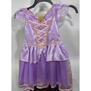 Photo of Disney Tangled Rapunzel Halloween Costume CHILD Small 4-6X EUC