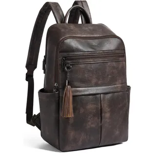 Photo of Leather Laptop Backpack for Women Crossbody Bags for Women for Travel Trendy