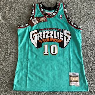 Photo of NWT Mitchell & Ness NBA Vancouver Grizzlies Mike Bibby 98-99 HWC Jersey Sz L