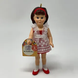 Photo of Chatty Cathy The Talking Doll Hallmark Keepsake Christmas Ornament 2006 Vintage