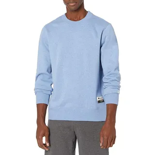 Photo of 2 New Champion Mens Medium Blue & Navy Sueded Fleece Pullover Crew Sweatshirts