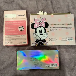 Photo of NWT Disney Minnie Mouse Crème Sleep, Facial Masks,& Mickey Vanilla Bath Fizz Set