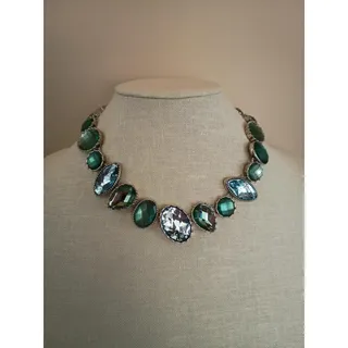 Photo of Simply Vera Wang Green Crystal Statement Necklace
