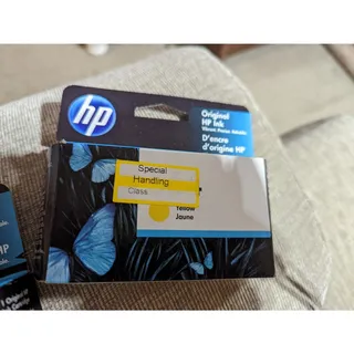Photo of Genuine OEM HP 564 Original Yellow Ink Cartridge Exp 02/2023 NEW. US SELLER
