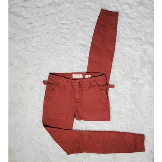 Photo of Anthropologie Orange Twill Pants 25 / 0