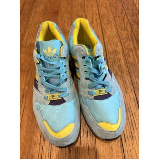 Photo of adidas Gucci x ZX 8000 Aqua GG Monogram Size 9 New W/ Defect