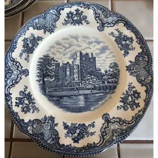 Photo of Old Britain Castle Blue by Johnson Brothers by Appointment of Her Majesty