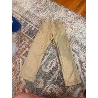 Photo of JK Kids Boys Tan Corduroy Pants Size 7 Bootcut Cotton Casual Trousers