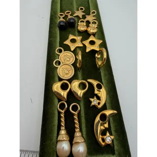 Photo of Set of 8 charms for Joan Rivers Changeable hoop Clips Earrings