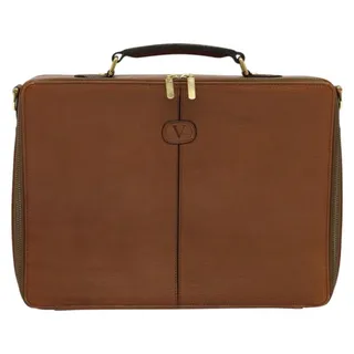 Photo of Valentino Leather Rockstud Briefcase Brown