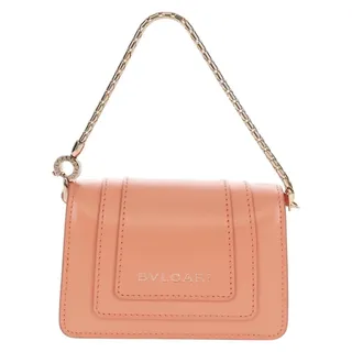 Photo of Bvlgari Serpenti Bag Charm Leather Orange