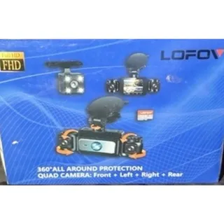 Photo of 360° Dash Cam Front and Rear Inside,LOFOV 4 Channel Camera FHD 1080P,Front Le