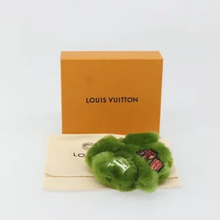 Photo of Louis Vuitton Lucky Trefoil Bag Charm Green