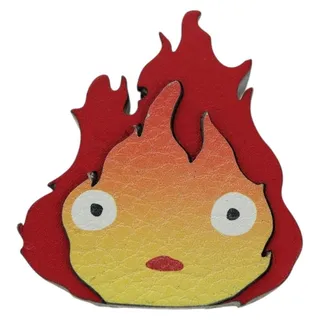Photo of Loewe x Studio Ghibli Howl's Moving Castle Calcifer Bag Charm Red