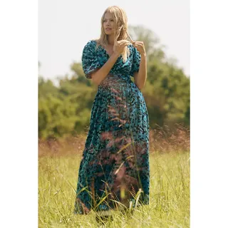 Photo of NWT Anthropologie The Katerina Button-Front Dress Velvet Edition $228 Sz M Blue