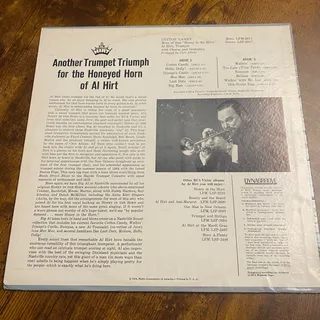 Photo of Al Hirt Cotton Candy Swing Jazz Vinyl RCA Record LP 33 RPM 12"