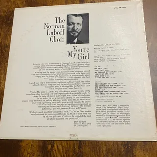 Photo of NORMAN LUBOFF CHOIR: you're my girl RCA 12" LP 33 RPM