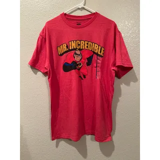 Photo of NWT Disney Parks Pixar Incredibles Mr Incredible Red Tee Sz L XL