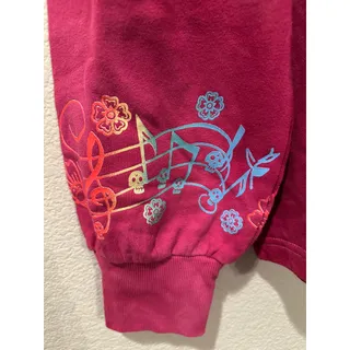 Photo of NWT Disney Parks Coco Rainbow Day of the Dead Skull n Music Pink sweatshirt M 1X