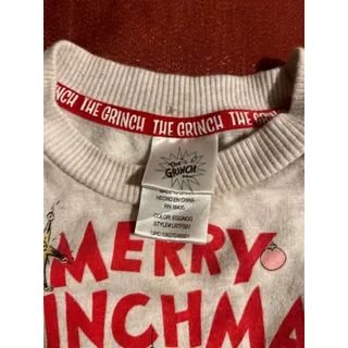 Photo of The Grinch Sweatshirt Toddler 2T Dr Seuss Merry Grinchmas Eggnog Graphic