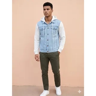 Photo of Brooklyn Cloth light wash denim trucker jacket