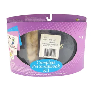Photo of KittyTales Complete Pet Scrapbook Kit Cat Theme Album Stickers NEW Sealed