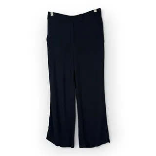 Photo of ALC Womens 2 Black Wide Leg Dress Trouser Pants Modern Minimalist