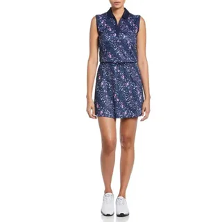 Photo of Callaway Floral Print Sleeveless Golf Polo Mini Dress Medium
