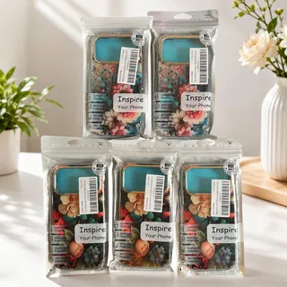 Photo of Lot 5 Floral Hybrid Protective Case Transparent TPU Bumper iPhone 17 Max Pro