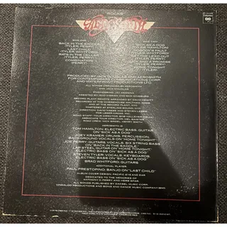 Photo of Aerosmith Rocks LP 1976 Columbia PC 34165 Original VG+ Vinyl w/ Inner Sleeve